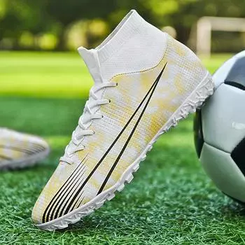 Мужские футбольные бутсы для взрослых, бутсы для мини-футбола, оригинальные футбольные бутсы для газона, бесплатная доставка, детские футбольные бутсы для детей 35