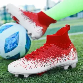 Мужские футбольные бутсы для взрослых и детей, футбольные бутсы до щиколотки, бутсы для тренировок на траве, спортивная обувь, мужские кроссовки 45