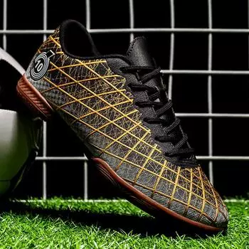 Мужские футбольные бутсы, футбольные бутсы, детские уличные бутсы для травы, футбольные бутсы, тренировочные спортивные футбольные бутсы 35 зелёный