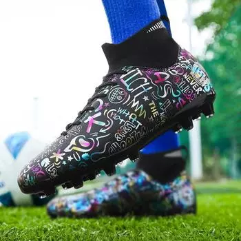 Мужские футбольные бутсы Original Grass Training TF/FG футзальные футбольные бутсы для спорта на открытом воздухе детские футбольные бутсы для детей 35