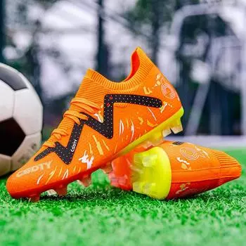 Мужские футбольные бутсы TF/FG, футбольные бутсы до щиколотки для мужчин, подростков, взрослых, бутсы для тренировок на траве, кроссовки 35-45 45 белый