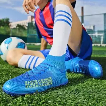 Мужские футбольные бутсы Высококачественные футбольные бутсы Футбольные бутсы Chuteira Campo TF/AG Футбольные бутсы Five Person Football Training Shoes 48