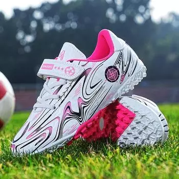Мужские футбольные кроссовки Юниорские футбольные бутсы для детей-подростков Детские футбольные бутсы Футбольные бутсы Кроссовки для мальчиков и девочек Прочная тренировочная обувь 34