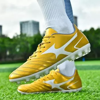 Мужские футбольные кроссовки Золотые мужские бутсы для внутреннего футбола Society Профессиональные бутсы Мужские футбольные бутсы Футбольные бутсы TF/FG Мужские кроссовки для мини-футбола 38