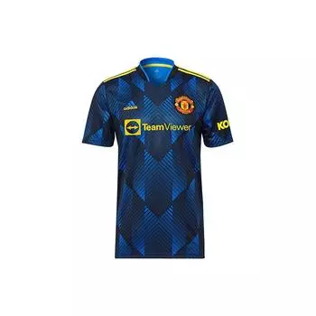 Мужские футбольные майки Adidas Manchester United Away Fan Edition, синие GM4616 XS