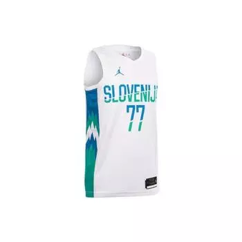 Мужские футбольные майки без рукавов с логотипом Jordan Dallas Mavericks, белые SV0046-100 L