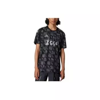 Мужские футбольные майки с коротким рукавом Adidas Ajax Away черные HZ7723 L