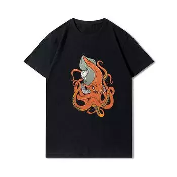 Мужские футболки аниме мужские футболки Harajuku летние топы с графическим рисунком винтажные рубашки унисекс с короткими рукавами большого размера S