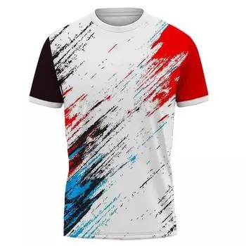 Мужские футболки, быстросохнущие топы, летняя мода, уличные футболки с коротким рукавом, футболки с 3D-графикой, свободная мужская одежда M