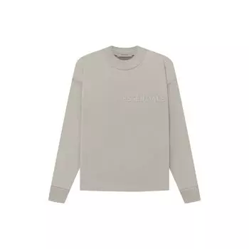 Мужские футболки Fear of God Essentials с длинными рукавами, серые 125BT222013F M