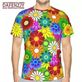 Мужские футболки Футболки с 3D-принтом Новые летние дизайнерские футболки Harajuku для мужчин Повседневные топы с коротким рукавом Футболки Мужская одежда S синий