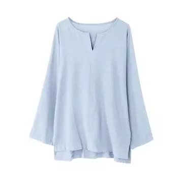 Мужские футболки с длинным рукавом из хлопка и льна, однотонные свободные повседневные мягкие футболки, модные футболки с V-образным вырезом XL белый