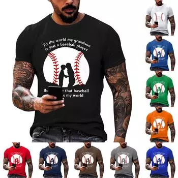 Мужские футболки с графическим принтом текста, уличная повседневная одежда с короткими рукавами и принтом L чёрный