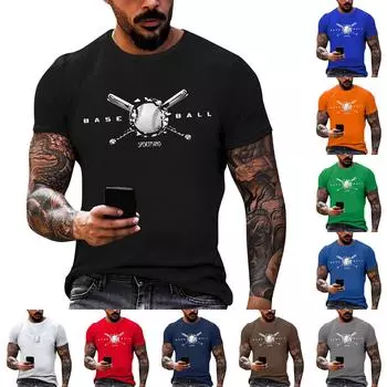 Мужские футболки с графическим принтом текста, уличная повседневная одежда с короткими рукавами и принтом L чёрный