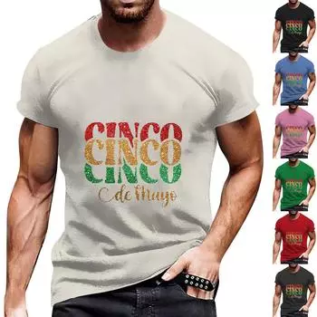 Мужские футболки с графическим текстом Pool3D печать Уличная повседневная одежда с короткими рукавами и принтом L чёрный