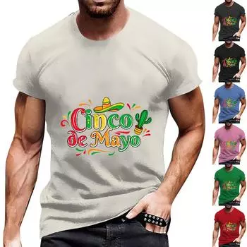 Мужские футболки с графическим текстом Pool3D печать Уличная повседневная одежда с короткими рукавами и принтом L чёрный