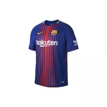 Мужские футболки с коротким рукавом и принтом логотипа бренда Nike Barcelona, синие 847255-456 XL