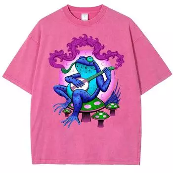 Мужские футболки с круглым вырезом и принтом манги, пуловеры с коротким рукавом, винтажные, тонкие, для весны и лета, уличная одежда, мужская одежда, свободные, красивые S