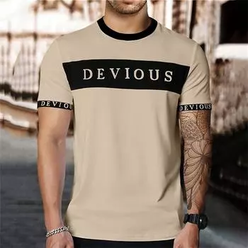 Мужские футболки с принтами, свободная одежда оверсайз, неформальные топы с короткими рукавами, стильные уличные футболки, S