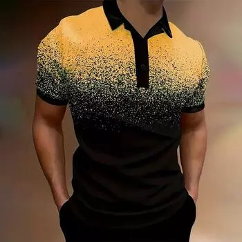 Мужские гавайские рубашки-поло, рубашки для гольфа, рубашки с коротким рукавом и воротником, повседневная пляжная одежда, одежда для отпуска, тропическая одежда, наряды для вечеринок S