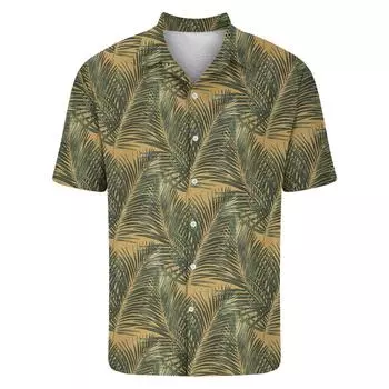 Мужские гавайские рубашки с короткими рукавами и пуговицами с принтом. Мужские повседневные модные рубашки с короткими рукавами. M