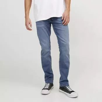 Мужские голубые зауженные джинсы JACK & JONES US 34 / 32 синий
