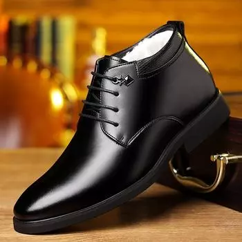 Мужские хлопковые ботинки для активного отдыха, модные ретро-ботинки для людей среднего и пожилого возраста, мягкие противоскользящие мужские зимние бархатные теплые зимние ботинки 38