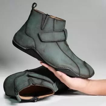 Мужские хлопковые теплые высокие ботинки Martin большого размера — идеально подходят для осени и зимы 39