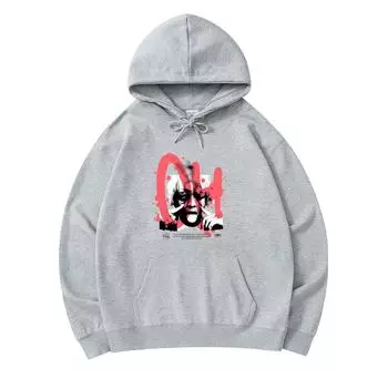 Мужские хлопковые толстовки плотностью 300 г/м OH! Свитшот из хлопка премиум-класса с принтом XS армия зеленый