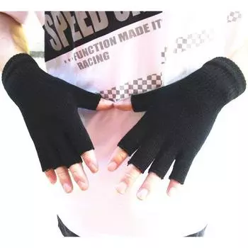 Мужские и женские акриловые дышащие перчатки без пальцев Rose 12 pairs One size