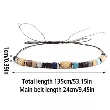 Мужские и женские этнические винтажные шляпы-панамы, пляжные ленты для шляп, летние классические ленты для ковбойских шляп