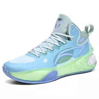 Мужские и женские баскетбольные кроссовки осенне-зимнего сезона, средние и высокие, на молнии, со шнуровкой, с сетчатой поверхностью, нескользящие, тренировочные кроссовки, спортивная обувь 36
