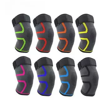 Мужские и женские дышащие 3d вязаные наколенники Спортивные наколенники Фитнес Бег Велоспорт Альпинизм Anti-Drop