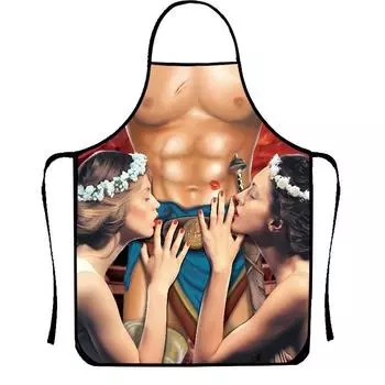 Мужские и женские фартуки, необычные и оригинальные фартуки, сексуальные фартуки для вечеринок One Size коричневый