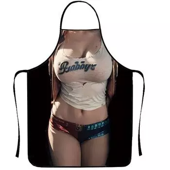 Мужские и женские фартуки, необычные и оригинальные фартуки, сексуальные фартуки для вечеринок One Size