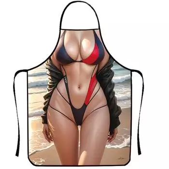 Мужские и женские фартуки персонализированные необычные новинки креативные парные вечеринки сексуальные эротические подарки One Size чёрный