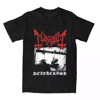 Мужские и женские футболки Mayhem Deathcrush Euronymous Dead Varg футболки мужские S