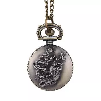 Мужские и женские карманные часы для пар, ретро кварцевый подвесной стол, памятный стол бронзовый