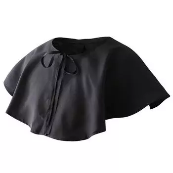 Мужские и женские костюмы на Хэллоуин, мрачный плащ, шорты, шаль, плащ на шнуровке чёрный