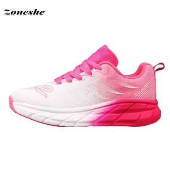 Мужские и женские кроссовки с дышащей сеткой. Легкая женская обувь для прыжков. Обувь с мягкой подошвой. 35 фиолетовый