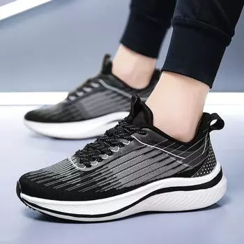 Мужские и женские легкие спортивные кроссовки для бега 2024 года, весна-лето, одинарная сетка, дышащая, пара, повседневная обувь, мужская обувь, кроссовки 36 жёлтый