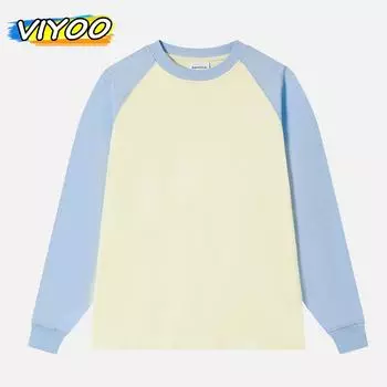 Мужские и женские летние хлопковые длинные футболки, топы, блузки для женщин, уличная одежда, майки, модная одежда L чёрный/белый