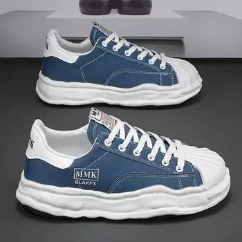 Мужские и женские летние туфли-ракушки с изголовьем, повседневные туфли на платформе, белые туфли, парусиновые туфли, увеличивающие прилив, туфли 40