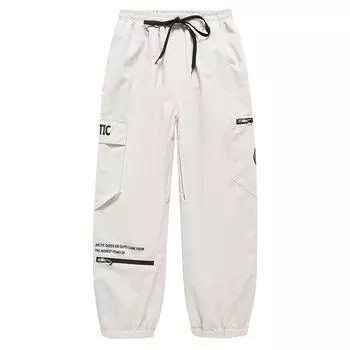 Мужские и женские лыжные брюки Теплые однобортные и двухбортные лыжные брюки L бежевый