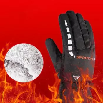 Мужские и женские лыжные перчатки, сверхлегкие водонепроницаемые зимние теплые перчатки, перчатки для сноуборда C