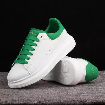 Мужские и женские маленькие белые туфли. Повседневная обувь на платформе. Мужские кроссовки. Модная обувь. Женские туфли для скейтборда. Туфли на мягкой подошве. 35