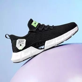 Мужские и женские модные кроссовки для бега, новые летающие тканые дышащие подушки, спортивная обувь, уличные повседневные кроссовки 36 белый
