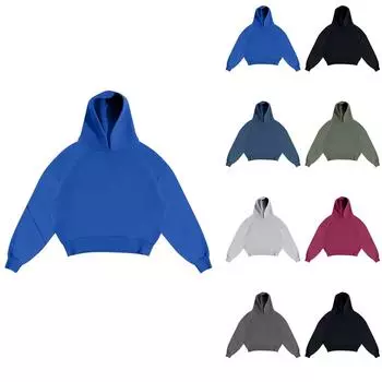 Мужские и женские модные повседневные универсальные повседневные толстовки с капюшоном, толстовки, повседневные толстовки с длинными рукавами в стиле пэчворк, топы, толстовки L чёрный