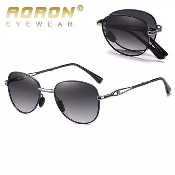 Мужские и женские модные складные поляризационные солнцезащитные очки, классические антибликовые очки для улицы, UV400, антибликовые очки для водителя, солнцезащитные очки для вождения фиолетовый