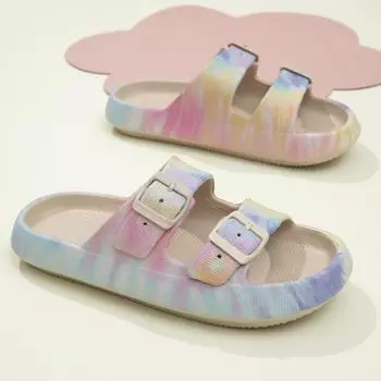 Мужские и женские модные тапочки 2025 года с принтом змеи на толстой двойной подошве 36/37 леопардовый